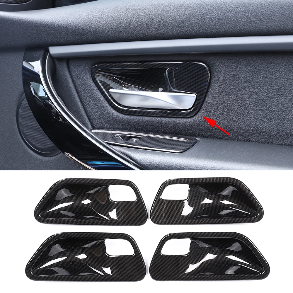 Carbon Fiber Door Handle Covers for BMW 3 4 Series F30 F34 3GT